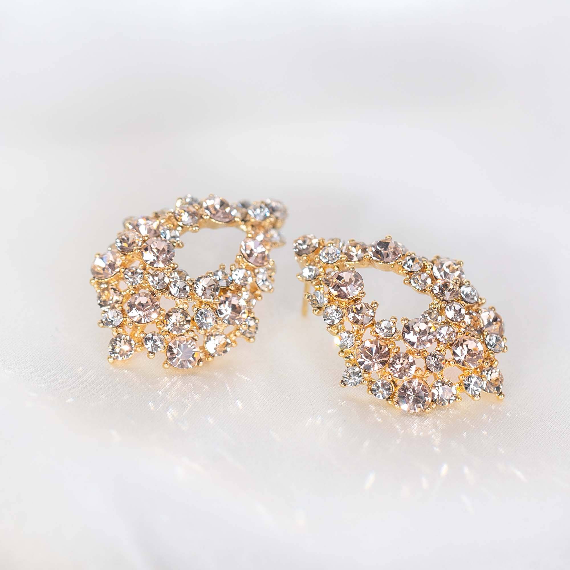 Alice earrings - Light silk