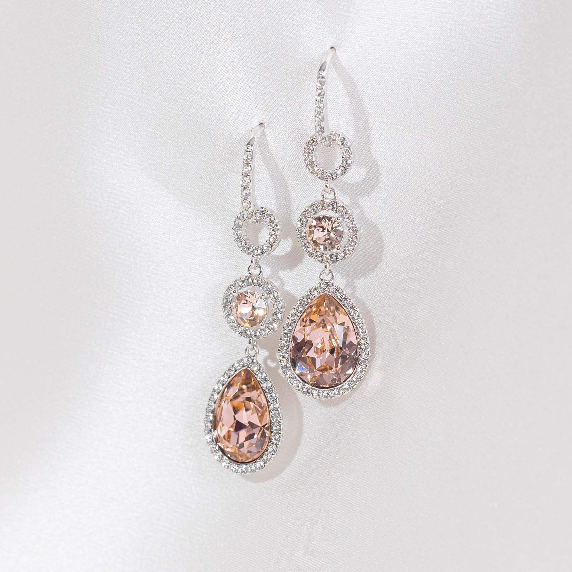 Amy earrings - Vintage rose