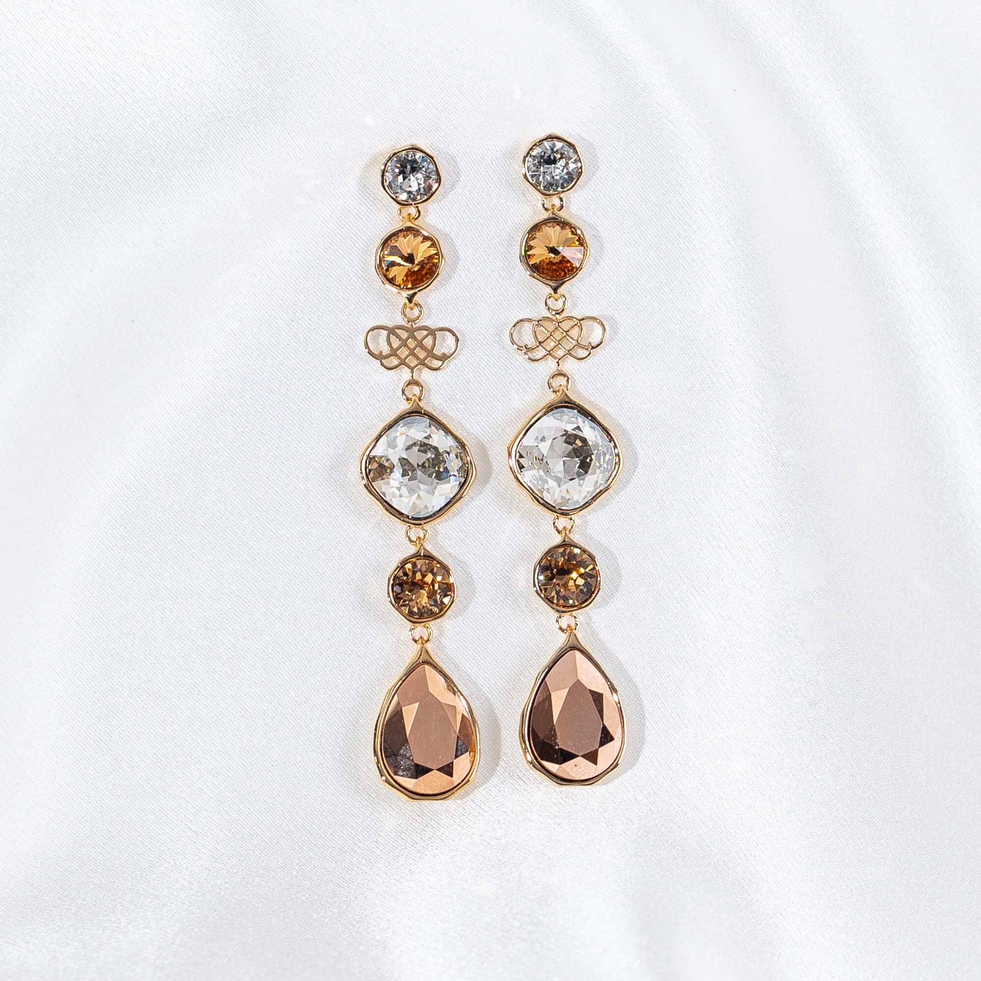 Lucy earrings - Champagne