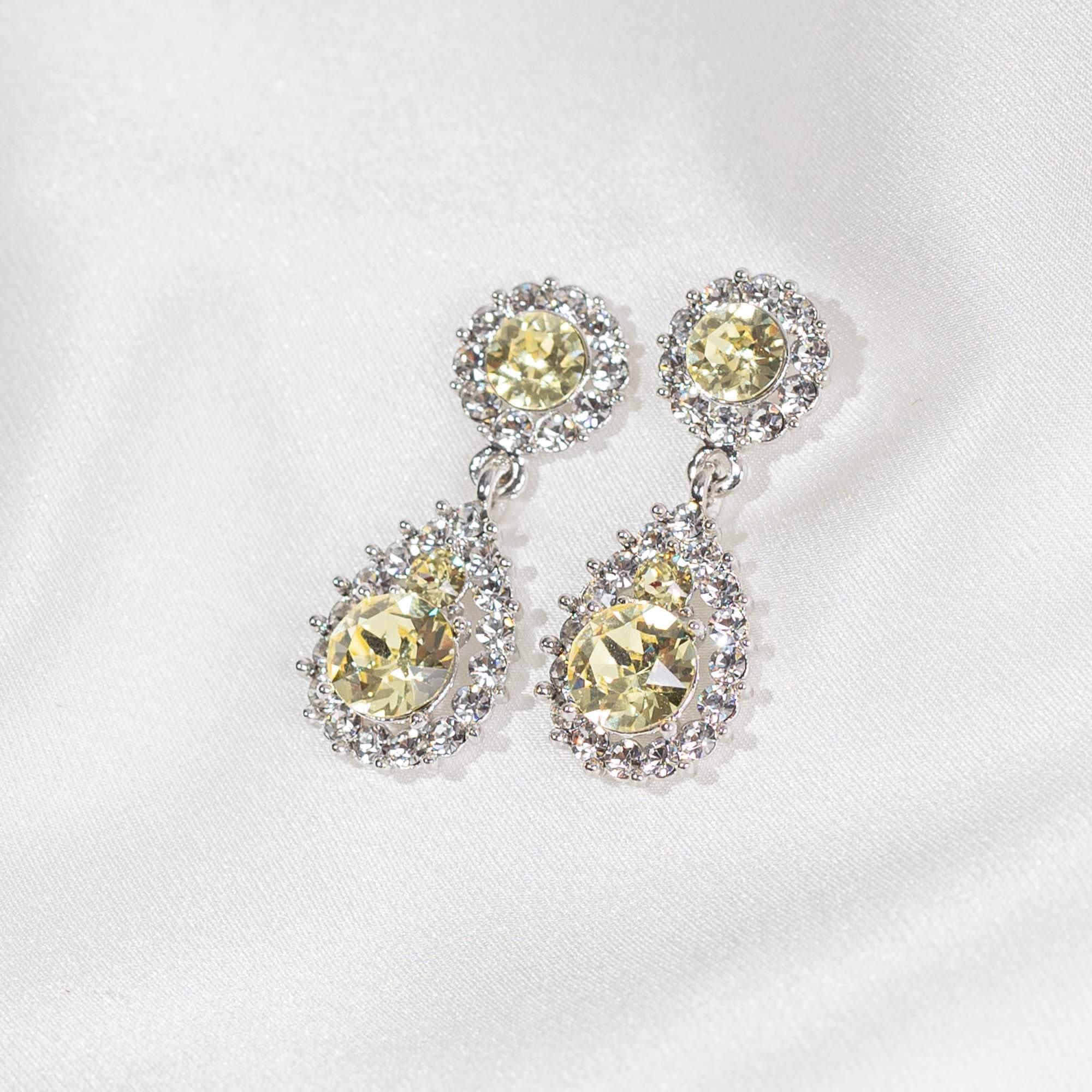 Sofia earrings - Crystal Citrine